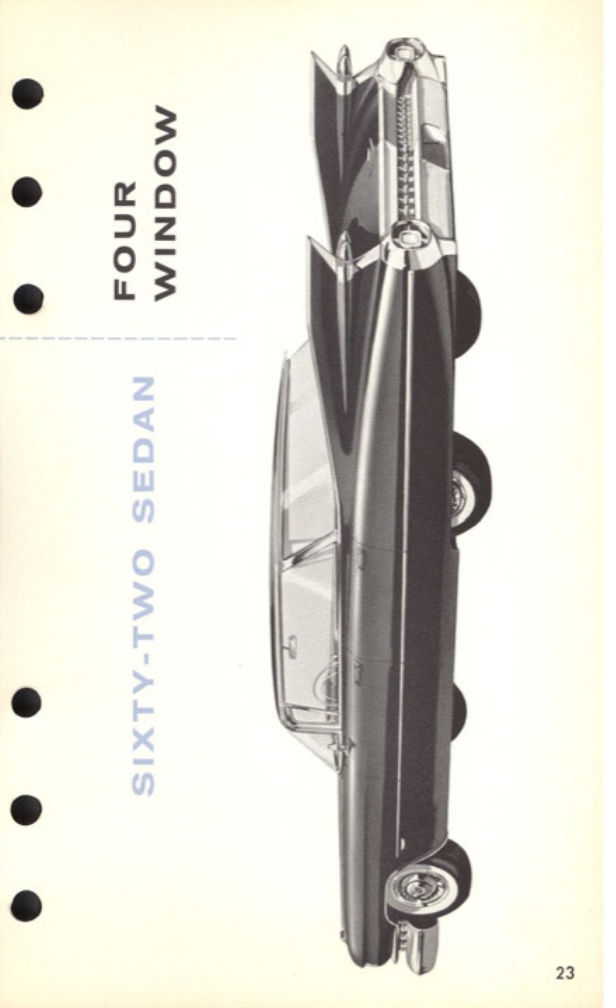 1959 Cadillac Salesmans Data Book Page 101